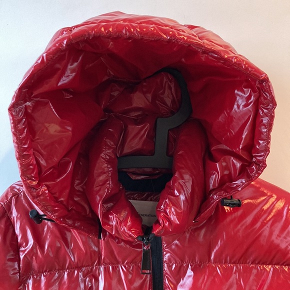 BCBGeneration Shiny Red Puffy Jacket Small - Picture 3 of 16